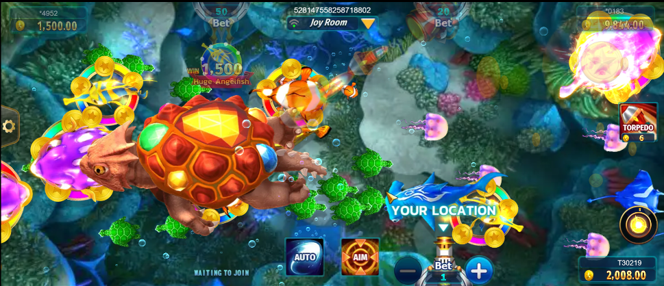 Happy Fishing casino screenshot